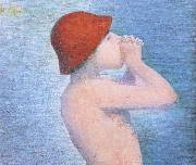 Georges Seurat Detail of Bather Germany oil painting artist